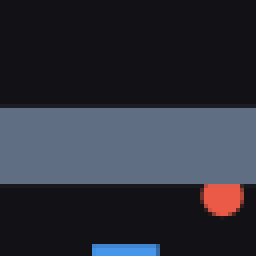 The ball passes behind the band and bounces off a wall while hidden