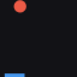 An episode whose arc changes curvature at a paddle contact